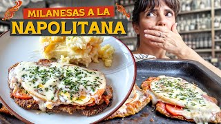 Cómo lograr la auténtica MILANESA NAPOLITANA de bodegón con puré 🇦🇷  Recetas de Bodegón 02 [upl. by Yenitsed]