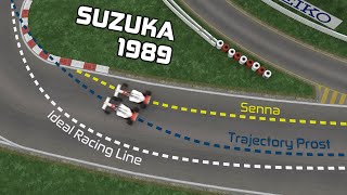 Senna vs Prost 3D Reconstruction  F1 Japan 1989 [upl. by Arot236]