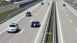 Ferrari 488 Pista 812 Superfast Autobahn flyby [upl. by Dobbins751]