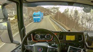 POV Driving Scania S520  Strynefjellet [upl. by Mochun741]