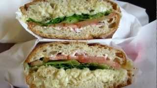 Crab Melt Sandwich  Toasties West Portal San Francisco California [upl. by Haisa]