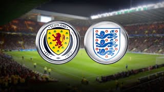 ESCOCIA VS INGLATERRA JORNADA 1 ELIMINATORIAS UEFA [upl. by Bushweller]