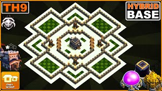 NEW BEST TH9 Base 2023 with COPY LINK  Town Hall 9 Ring Base Design  Clash of Clans [upl. by Trauts]