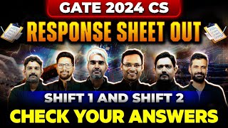 GATE Response Sheet 2024 CSE  All Shift  How to Check Your Answer  How To Download Response Sheet [upl. by Leasim]