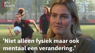 Studerende Tami Groenendijk beleeft eerste half jaar als prof bij FC Utrecht  RTV Utrecht [upl. by Bennet244]