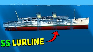 I MOVED the SS Lurline Just UNDERWATER  Floating Sandbox [upl. by Bible]