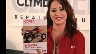 Clymer Manuals Honda TRX450R TRX450ER Maintenance Troubleshooting Repair Shop Manual ATV Video [upl. by Imuyam956]