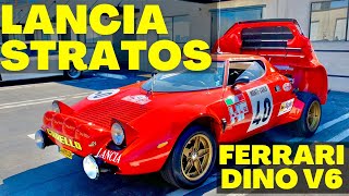 FERRARI DINO Powered LANCIA STRATOS HF  THE COOLEST RALLY CAR [upl. by Nylcsoj471]