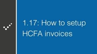 How to setup HCFA1500 invoices [upl. by Vallery]