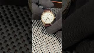 Rolex 1908 18k Yellow Gold Silver Dial Brown Strap Mens Watch 52508 Review  SwissWatchExpo [upl. by Frulla697]