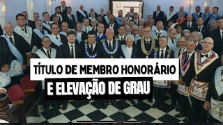 Homenagem em Loja Maçônica [upl. by Ranie]