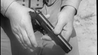 WW2 1911 45 CAL Pistol Training [upl. by Corvin]