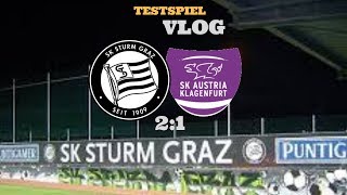 Messendorf VLOG SK Sturm Graz  SK Austria Klagenfurt Testspiel [upl. by Akkahs611]