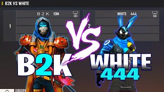 B2K VS WHITE 444  BORN2KILL VS WHITE 444 SCRIPT  ONLY RED DAMAGE ROOM  تحدي وايت ضد بورن تو كيل [upl. by Raychel]