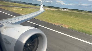 MAX ROAR  Ryanair B737 MAX Takeoff from London Stansted Airport [upl. by Emad]