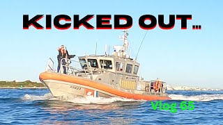 Vlog 65 Fishing was slow had to change plans told to leave area for a naval submarine leaving Port [upl. by Evonne]