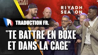 Francis Ngannou vs Tyson Fury  la conférence de presse en français [upl. by Strain]