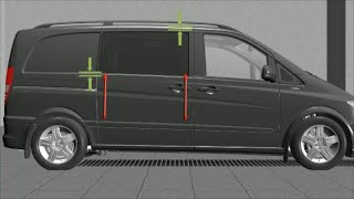 How to Adjust the Sliding Door on Your MercedesBenz Viano  Full Guide [upl. by Ecarret]