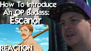 How to Introduce an Overpowered Badass  Escanor vs Galand from the Seven Deadly Sins REACTION [upl. by Nanci]