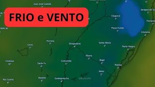 FRIO e VENTO Atenção para dias GELADOS no RS [upl. by Worthington]