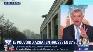 Pourquoi lInsee prévoit une forte hausse du pouvoir dachat en 2019 [upl. by Nonahs]