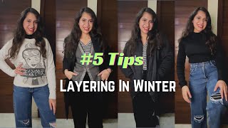 5 Pro Tips To Master Clothes Layering In Winter Without Looking Bulky [upl. by Aynatan]