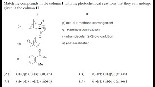 Q50 ‖ PaternoBuchi  OxaDiPiMethane Rearrangement amp PhotoEnolization with Stereochemistry [upl. by Thordia]