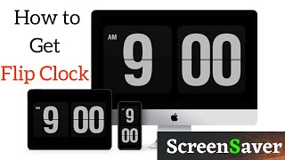 How to get retro flip clock screensaver for windows  How do i get the clock screensaver 2021 Hindi [upl. by Ancalin]