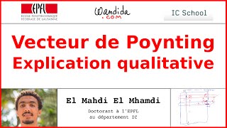 Vecteur de Poynting  Explication qualitative  El Mahdi El Mhamdi [upl. by Tap799]