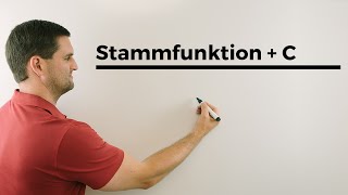 Stammfunktion  C Bestand aus einer Änderungsrate ermitteln  Mathe by Daniel Jung [upl. by Atenaz]