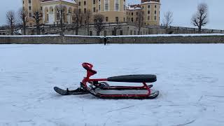 Vorstellung  Ersteindruck UNVERWÜSTLICH STIGA Snowracer Rennrodel Ultimate Pro [upl. by Ramos]