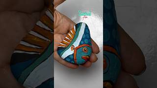 Piedras Pintadas Pescado 🐟 handcraft piedras macetas plantas pez decoracion pinturaacrilica [upl. by Nohsar]