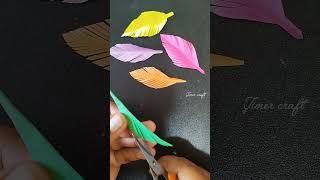 Paper leaf craft paperleaf craft shortsfeed [upl. by Dwan]