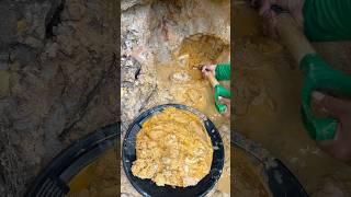 Penemuan jalur emas dilereng bukit ditepi sungai  Gold prospecting  Panning for gold [upl. by Roice]