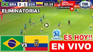 Brasil vs Ecuador en vivo donde ver a que hora juega Brasil vs Ecuador Eliminatorias Conmebol 2024 [upl. by Nymsaj552]