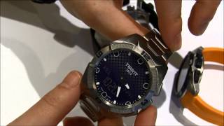 Tissot TTouch Expert Solar Watch HandsOn  aBlogtoWatch [upl. by Acirrej]