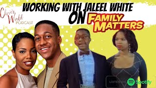 Working with Jaleel White on Family Matters [upl. by Adnirem378]