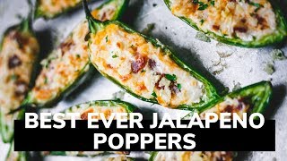 Best Stuffed Jalapeno Recipe  Bake at 425F [upl. by Letsyrc763]