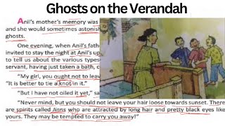 Ghosts on the Verandah  English Story  Hindi Translation  Vocabulary  Grammar। Short Moral Story [upl. by Ahsyat]