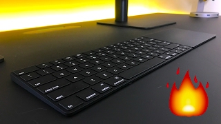 Custom Matte Black Apple Keyboard  Trackpad [upl. by Noivad]