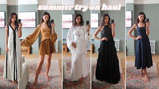 Try on Haul REISS Spring  Summer 2024  SUMMER dresses 💭 [upl. by Arenahs288]