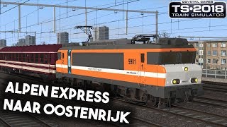 Train Simulator 2018 Alpen Express naar Oostenrijk [upl. by Zorah]