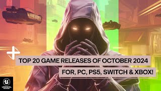 Top 20 Game Releases of October 2024 for PC PS5 Switch amp Xbox [upl. by Llyrpa]