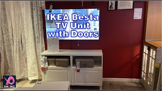 IKEA Besta TV stand with Doors [upl. by Viguerie677]