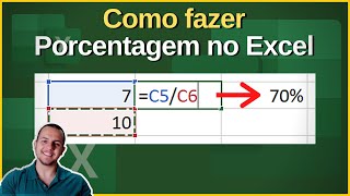 Como fazer Porcentagem no Excel  Excel Porcentagem [upl. by Mccarthy]