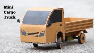 How To Make RC Cargo Truck  Mini Cargo Truck [upl. by Stimson]