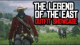 Red Dead Redemption 2 Legend Of The East Outfit Showcase  How to Unlock Perks and Bonuses [upl. by Gerson]