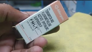 FMLT Eye drop Tobramycin amp FluoroMetholone Acetate eye drop FMLT drop uses side effects benefits [upl. by Aelyak]