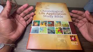 Unboxing Chronological Life Application Study Bible Missing Pages biblereview [upl. by Ayhay]