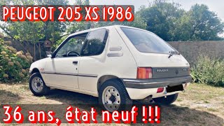 PEUGEOT 205 XS de 1986 neuve [upl. by Assili178]